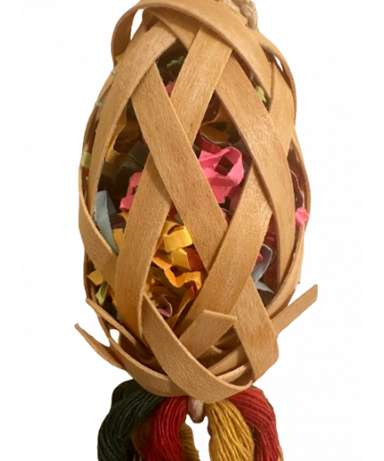 Parrot-Supplies Pineapple Pinata Natural Woven Palm Leaf Foraging Parrot Toy Parrot-Supplies Pineapple Pinata Natural Woven Palm Leaf Foraging Parrot Toy